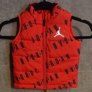 Jordan Red Puffer Vest